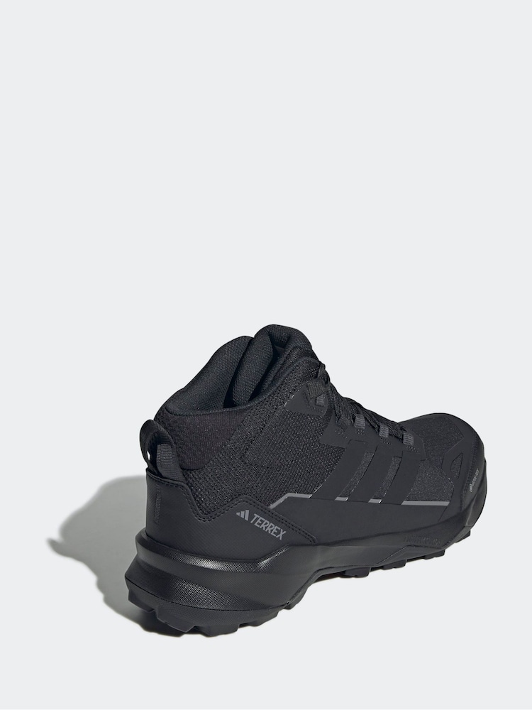 adidas Black Terrex Skychaser AX5 Mid GORE-TEX Hiking Trainers - Image 2 of 9