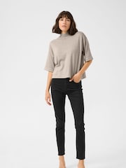Kaffe KAlizza Turtleneck Half Sleeve Pullover Jumper - Image 2 of 5