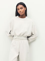 adidas Grey ALL SZN Soft Lux Loose Sweatshirt - Image 1 of 5