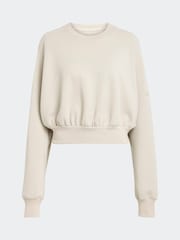 adidas Grey ALL SZN Soft Lux Loose Sweatshirt - Image 5 of 5