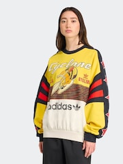 Moletom adidas Originals Archive Cycling Oversize 100% Algodão - Imagem 1 de 6