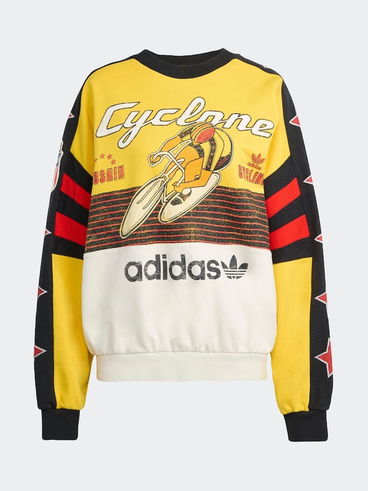 Moletom adidas Originals Archive Cycling Oversize 100% Algodão - Imagem 6 de 6