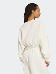 adidas White ALL SZN Soft Lux Loose Sweatshirt - Image 2 of 6