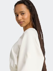 adidas White ALL SZN Soft Lux Loose Sweatshirt - Image 4 of 6