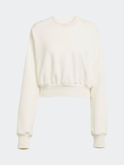 adidas White ALL SZN Soft Lux Loose Sweatshirt - Image 6 of 6