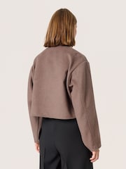 Soaked in Luxury Jada Boxy Fit Cropped Buttons Jacket - Image 2 of 6