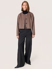 Soaked in Luxury Jada Boxy Fit Cropped Buttons Jacket - Image 3 of 6