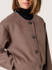 Soaked in Luxury Jada Boxy Fit Cropped Buttons Jacket - Image 4 of 6