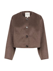 Soaked in Luxury Jada Boxy Fit Cropped Buttons Jacket - Image 5 of 6