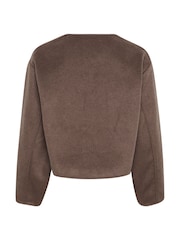 Soaked in Luxury Jada Boxy Fit Cropped Buttons Jacket - Image 6 of 6