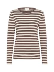 Soaked in Luxury Natural Spina Crew Neck Striped Pullover Jumper - Image 5 of 6