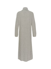 Soaked in Luxury Grey Sanja Rollneck Knitted Maxi Dress - Image 5 of 5