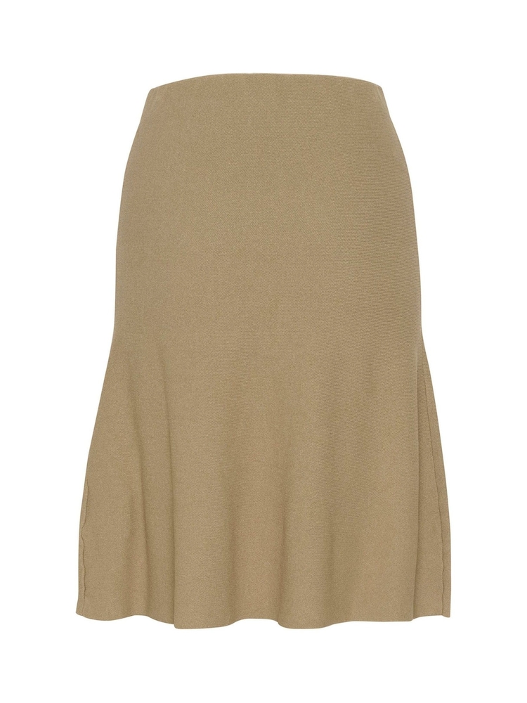 Soaked in Luxury Green Slindianna Knee Length Knit Skirt - Image 6 of 6