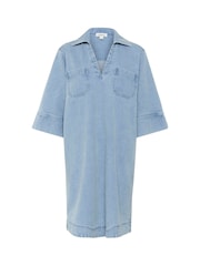 Soaked in Luxury Annabeth Half Sleeves Denim Dress - Image 5 of 6