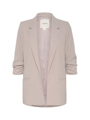 Soaked in Luxury Grey Shirley 3/4 Sleeves Open Front Blazer - Image 5 of 6