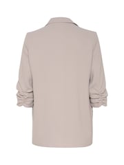 Soaked in Luxury Grey Shirley 3/4 Sleeves Open Front Blazer - Image 6 of 6
