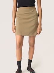 Soaked in Luxury Green Corinne A-line Silhouette Mini Skirt - Image 1 of 6