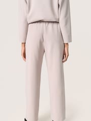 Soaked in Luxury Grey Magana Cropped Straight Legs Trousers - Image 2 of 6