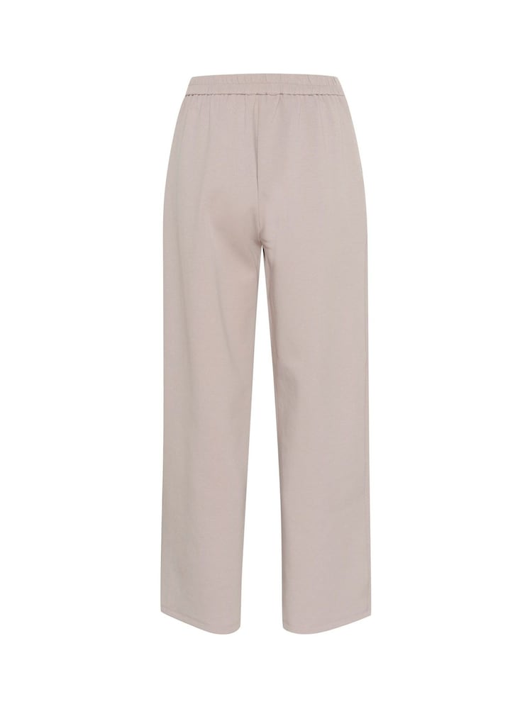Soaked in Luxury Grey Magana Cropped Straight Legs Trousers - Image 6 of 6