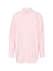 Soaked in Luxury Calico Pink Loose Fit Long Sleeves 100% Cotton Shirt - Image 5 of 6