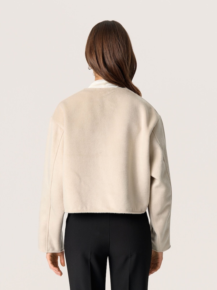 Soaked in Luxury Jada Boxy Fit Cropped Buttons Jacket - Image 2 of 6