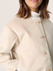 Soaked in Luxury Jada Boxy Fit Cropped Buttons Jacket - Image 4 of 6