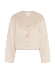 Soaked in Luxury Jada Boxy Fit Cropped Buttons Jacket - Image 5 of 6