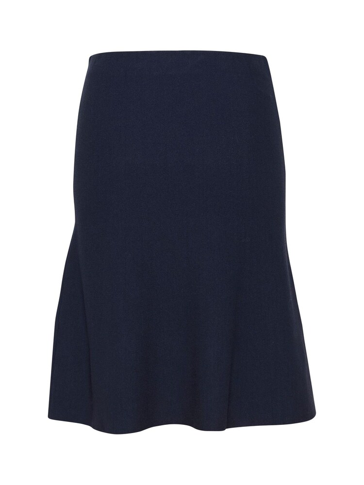 Soaked in Luxury Blue Indianna Knit Knee Length Skirt - Image 6 of 6