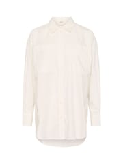 Soaked in Luxury Calico Loose Fit Button Up White 100% Cotton  Shirt - Image 5 of 6