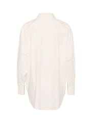 Soaked in Luxury Calico Loose Fit Button Up White 100% Cotton  Shirt - Image 6 of 6
