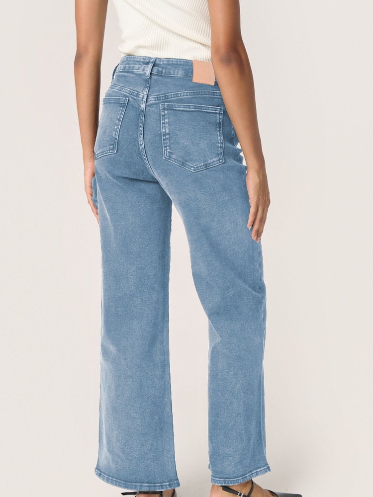 Soaked in Luxury Blue Vanessa Wide Legs High-waisted Jeans - Image 2 of 6