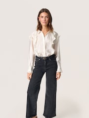 Soaked in Luxury Karolina Ruffles Regular Fit White Shirt - Image 2 of 6