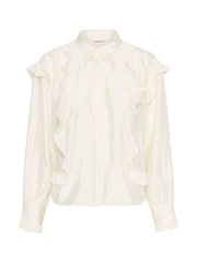 Soaked in Luxury Karolina Ruffles Regular Fit White Shirt - Image 5 of 6