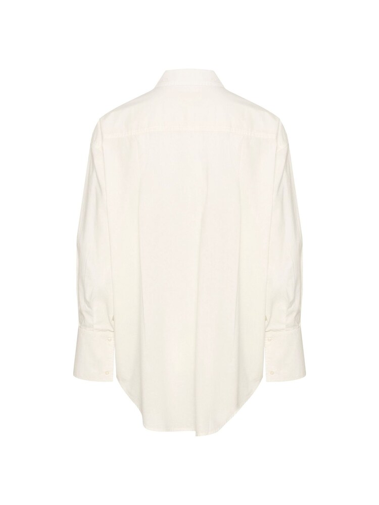 Soaked in Luxury Calico Loose Fit 100% Cotton Long Sleeves White Shirt - Image 6 of 6 Soaked in Luxury Calico Loose Fit 100% Cotton Long Sleeves White Shirt - Image 6 of 6