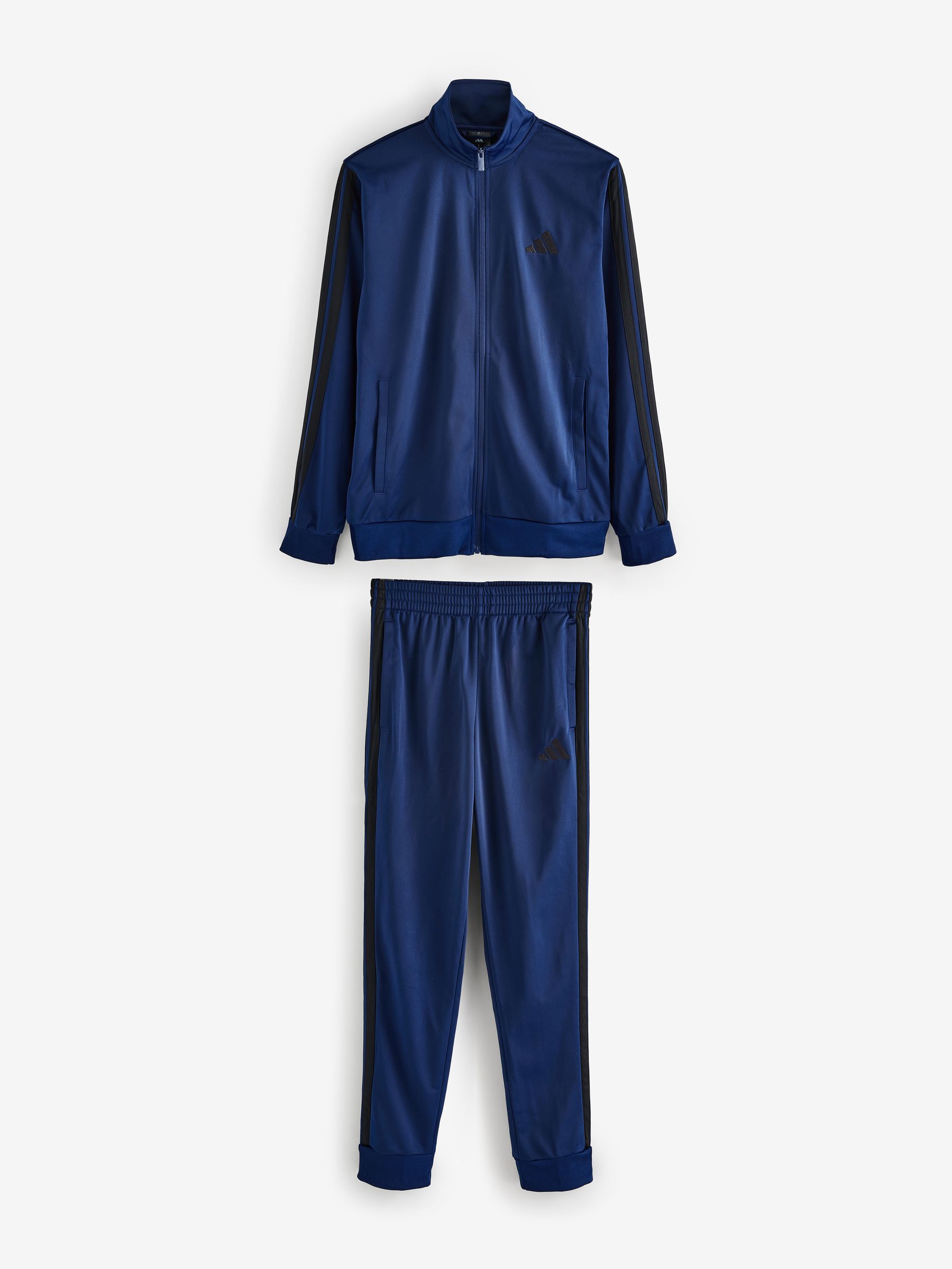 Buy adidas Blue Navy Sportswear Basic 3-Stripes Tricot Tracksuit