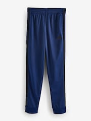adidas Blue Sportswear Basic 3-Stripes Tricot Tracksuit - Image 8 of 8