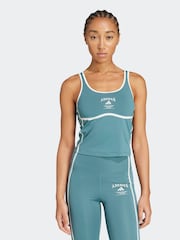 adidas Green Heritage Long Sleeve Tank - Image 1 of 6