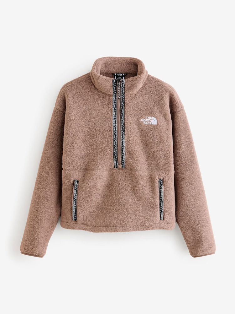 The North Face Brown Fleeski 1/4 Zip Fleece - Image 1 of 1