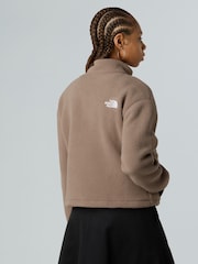 The North Face Brown Fleeski Quarter  Zip Fleece - Image 2 of 5