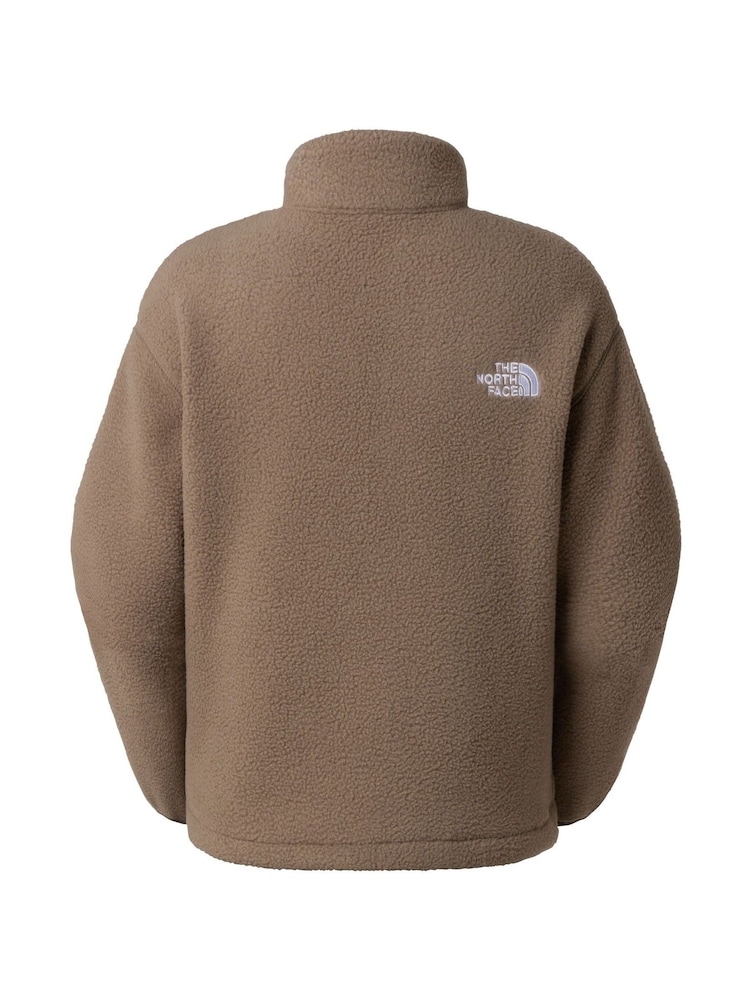The North Face Brown Fleeski Quarter  Zip Fleece - Image 5 of 5