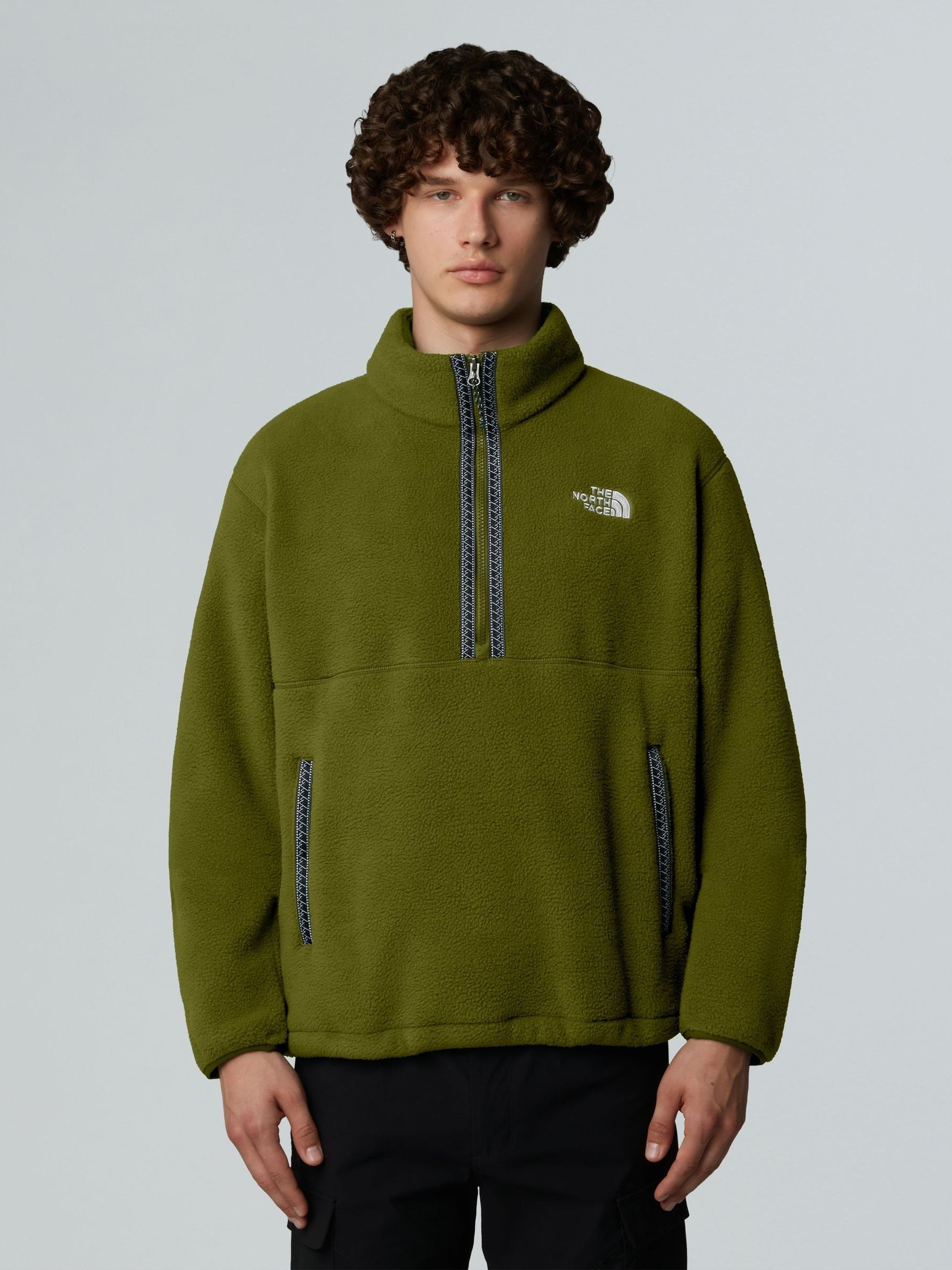 Buy The North Face Green Fleeski Quarter Zip Fleece from Next USA