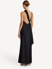Significant Other Black Lucile Draped Maxi Dress - Image 2 of 4