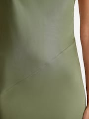 Significant Other Dark Green Lucile Draped Maxi Dress - Image 5 of 5