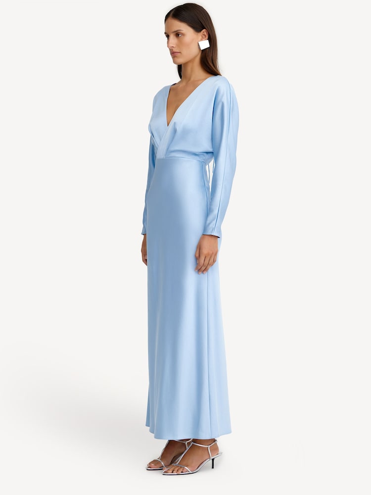 Buy Significant Other Aqua Blue Lucile Long Sleeve Maxi Dress from Next USA Buy Significant Other Aqua Blue Lucile Long Sleeve Maxi Dress from Next USA