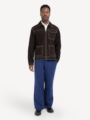 Brown Leather Hardwick Jacket - Image 3 of 5