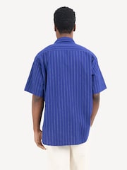 Oliver Spencer Blue Atlanta Patterson Shirt - Image 2 of 4