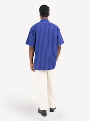 Oliver Spencer Blue Atlanta Patterson Shirt - Image 4 of 4
