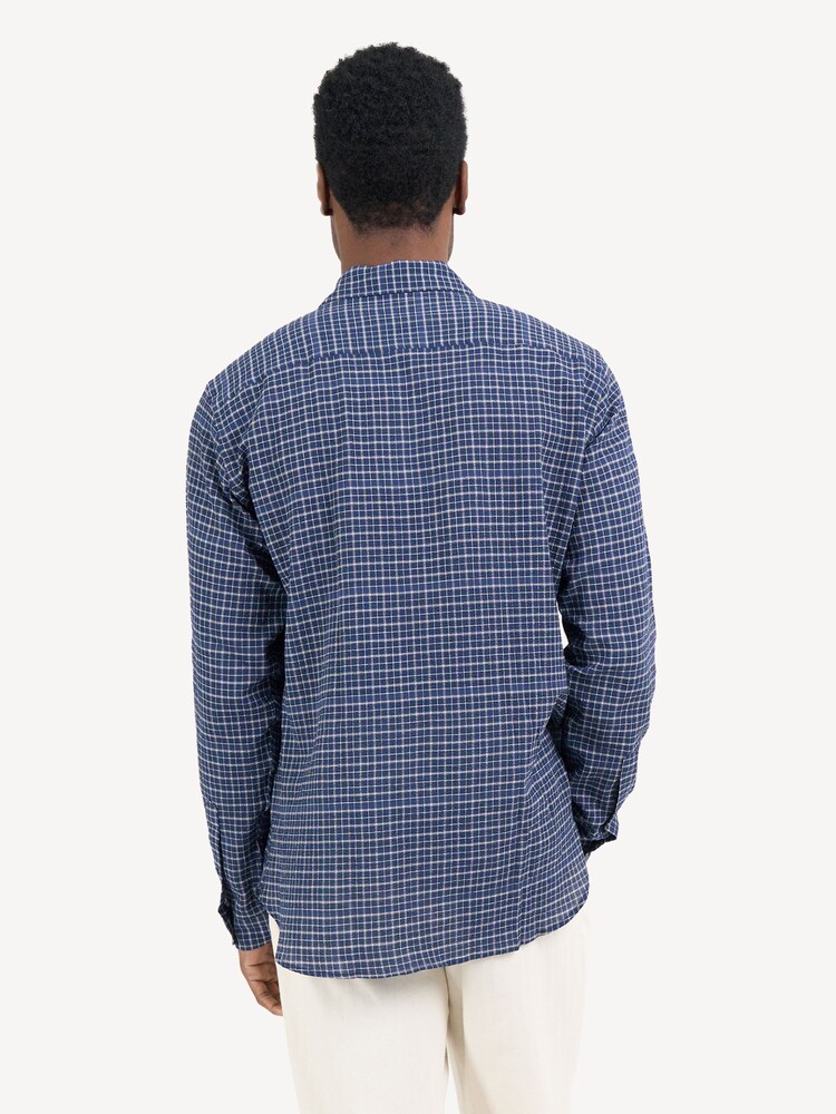 Oliver Spencer Blue New York Special Priory Shirt - Image 2 of 5