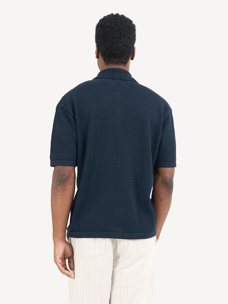Oliver Spencer Blue Nicholson Mawes Shirt - Image 2 of 6