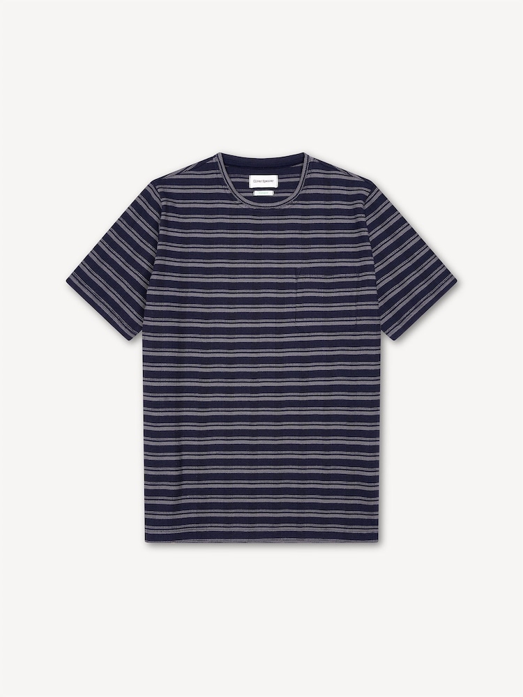Oliver Spencer Oli's Braemar Stripe T-Shirt - Image 3 of 3